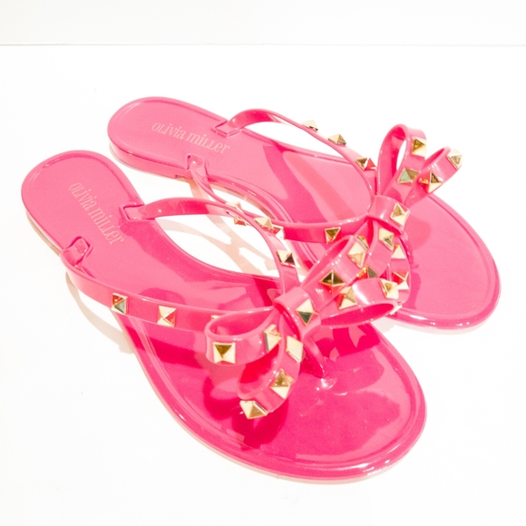 Olivia Miller Shoes - Olivia Miller Valtos Jelly Sandals-7